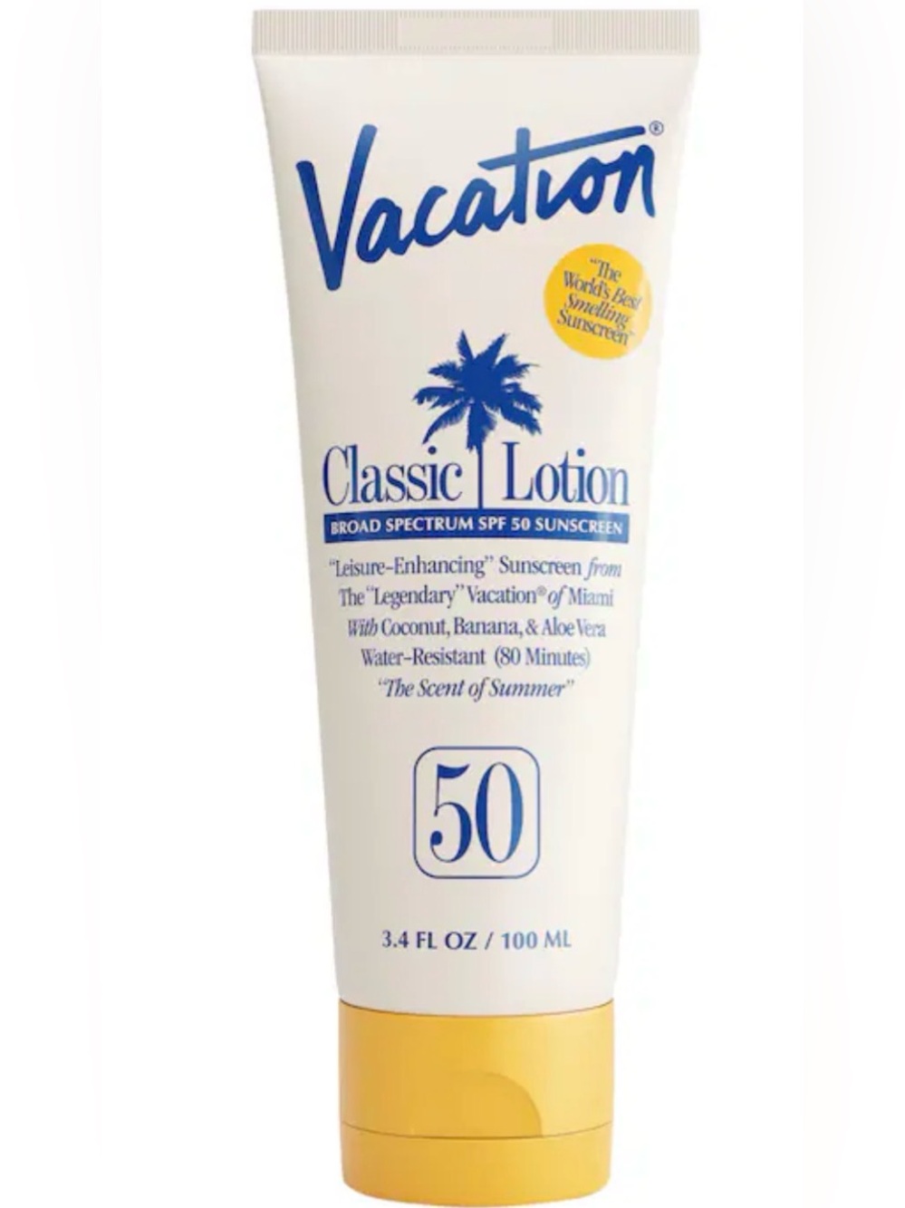 Worlds Best Vacation Classic Lotion SPF 50 Sunscreen